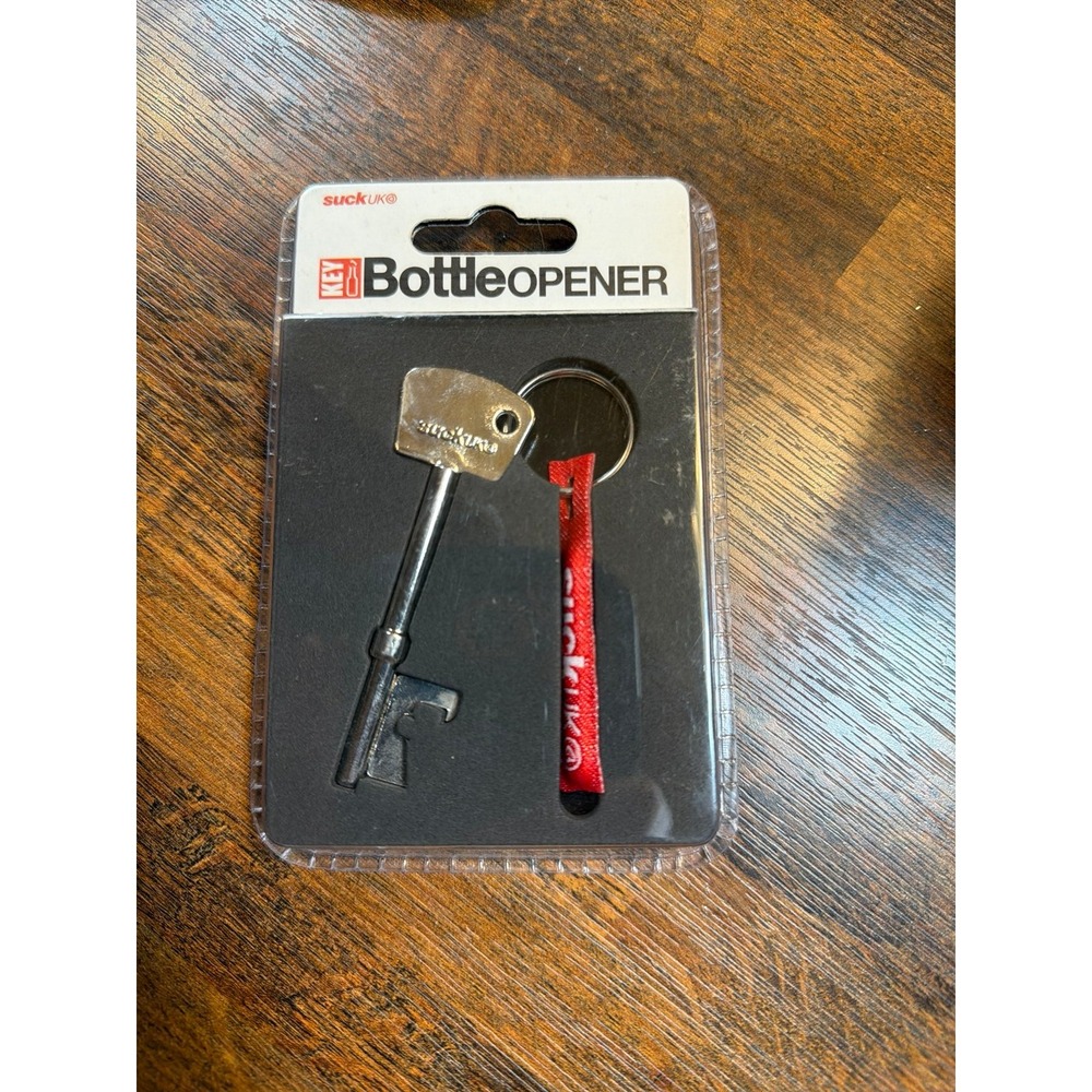 Key Bottle opener by Suck UK.  New in package. Stocking stuffer